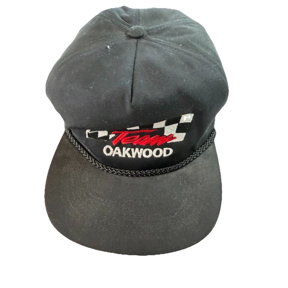 Vintage Team Oakwood Racing Rope Snapback Hat San Sun